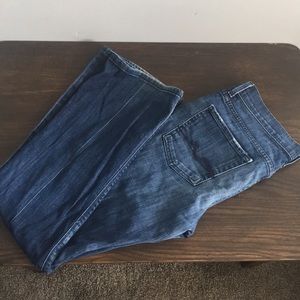 7 for all mankind high waist bootcut jeans 30